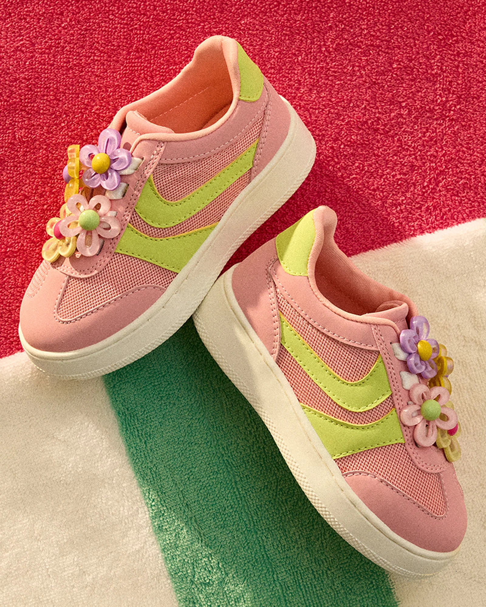 TODDLERS' JERSEY LIME/PINK - Image 6